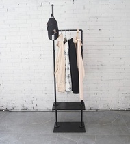水管工業風衣帽架落地衣架