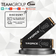 TEAM GROUP T-FORCE G50 1TB | 2TB | GRAPHENE HEATSINK M.2 2280 NVMe PCIe Gen 4.0 Solid State Drive