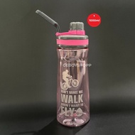 Fly to DNG 1L Water Bottle / Unique Drink Container / 1000ml
