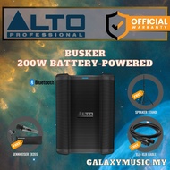 Alto Professional Busker Portable 200-watt Battery-powered PA Speaker With Microphone Speaker Stand
