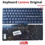 Keyboard Lenovo Ideapad S145 S145-14 S145-14ISK Tombol Power Nyala