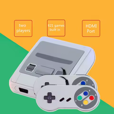 NES Mini Game Machine 621 Built-in Non-repetition Games Two Handles EU Plug