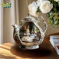 (Unique) Easter Home Decor Items Rabbit In Teacup Warm Home 2d Acrylic Pendant Bapa Pendant Car new