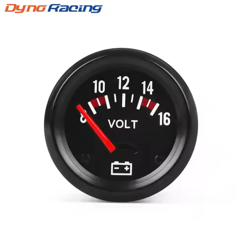 2 inch 52mm Car Mechanical Voltmeter 8-16V Volt Gauge Meter Black Car Gauge Instrument BX102440