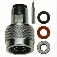 Ada Stok Amphenol-RF/000-34025 Penyambung Sepaksi STR 50 OHM SOLDER Asli Tulen