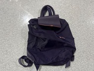 Longchamp 紫色尼龍背包
