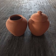 Five-Color Clay Clay Pot Old-fashioned Clay Pot Crude Clay Pot Flower Pot Clay Pot Pot Put Five-Squa