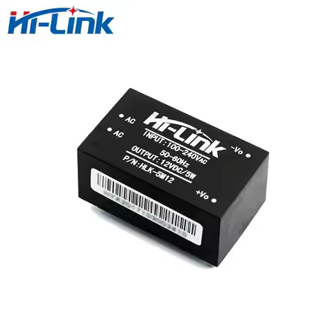 Free Shipping 10pcs 5W 12V AC DC Output Power Supply Module with High Efficiency HLK-5M12 Paypal Acc