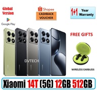Xiaomi 14T (12GB+512GB) / Xiaomi 14T Pro (12GB 1TB ) | Global Version with 1+1 Official Xiaomi Warra