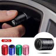 5Pcs Car Wheel Tire Valve Caps Metal Stem Cover For Porsche Panamera Cayenne Taycan 911 718 Macan Ca