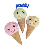 FOFOS Stuffed Ice Cream Stick Dog Toy