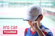 TOURNA Pro CAP- With Tourna Logo หมวกสำหรับเล่นเทนนิส สีขาว 1 ใบ ส่งฟรี !!!