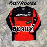 เสื้อจักรยาน FASTHOUSE Bike ของแท้ของใหม่ Outlet หลุดโรงงาน สีแดงทรูโทนดำ XL รอบอกเสื้อ 44นิ้ว