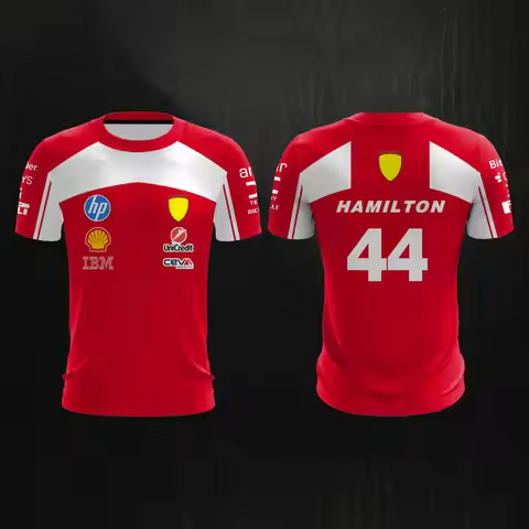 F1 Racing Outdoor Extreme Sports Quick Drying T-shirt HAMILTON 44 Driver Hot Selling Jersey Oversize