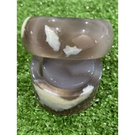 55mm Sakura agate bangle