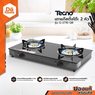 TECNO เตาแก๊สตั้งโต๊ะ 2 หัว รุ่น G-2710 GB สีดำ |EA|