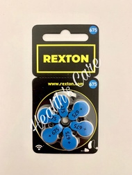 Rexton ถ่านเครื่องช่วยฟัง เบอร์ 675 (ราคาต่อ 1 แผง)