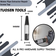 15MM 1/2 INCH Pipe Tap Broken Extractor Water Pipe Triangle Valve Tap Wire Screw Remover Tools M25 M