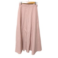 Ebure Skirt Size 3 pink beige Women Long linen Direct from Japan Secondhand