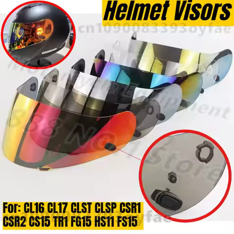 Motorcycle Helmet Visors for CL16 CL17 CLST CLSP CSR1 CSR2 CS15 TR1 FG15 HS11 FS15 Helmet Lens Winds