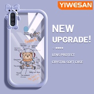 YIWESAN เคสปลอกสำหรับ Samsung M01s A10s M11ลายการ์ตูนน่ารักเคสโทรศัพท์ซิลิโคนเนื้อนิ่มเคสกันกระแทกสีสันสดใส