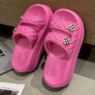 SIMWOOD Sandal Fuji Wanita Wedges Korea Sandal Jelly Slop Premium Platform Sandal Wanita