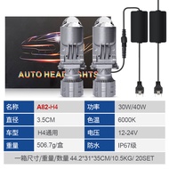 H4 Y7D Y8 Y6D LED 12-24V ไฟหน้ารถจักรยานยนต์เลนส์คู่ sebei078637