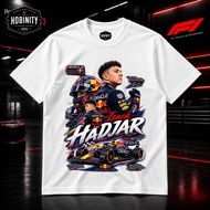 F1 Isack Hadjar Red Bull Racing Formula 1 Oracle Racing Motorsport Racer F1 Cotton Combed 24s