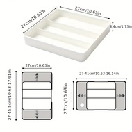 KITCHEN ORGANISER-FLXWHI-WHITE-CUTLERY DIVIDER
