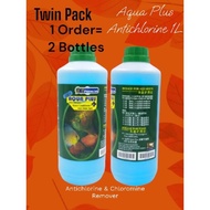 {Twin Pack} Aqua Plus Antichlorine (1L X 2Bottles)(726)