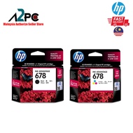 ORIGINAL HP 678 Color Or Hp 678 Black Original Ink Advantage Cartridge