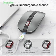 BLUEVELVET M113 Dual Mode Silent Mice, Bluetooth Compatible Wireless Bluetooth 2.4GHz Wireless Mouse, Type-C Charging Ergonomic ABS M113 2.4GHz Optical Mice