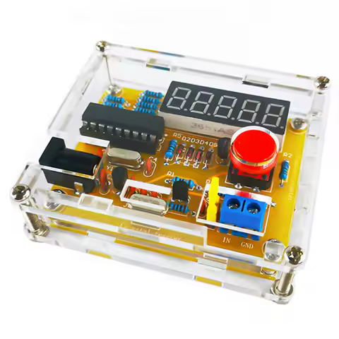 DIY Frequency Measurement Kit 1Hz-50MHz Frequency Meter High Precision Digital Tube Display Welding 