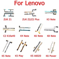 Power On Off Key Volume Side Button Flex Cable For Lenovo Vibe C2 K5 K3 K4 K8 Note K6 Power ZUK Z1 Z