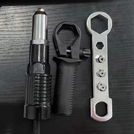 ANTIONE Electric Rivet Tool, 1/4 Inch Hex Shaft Power Drill Attachment Rivet Tool Adapter, Tool Kit 