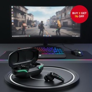 G11 Black Wireless Bluetooth Earbuds Gamer Sports Headset Noise Cancelling Headphone with Microphone