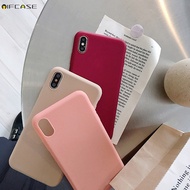 For OPPO A91 A7 AX5S Phone Case Candy Color Colorful Plain Matte Fresh Simple Cute Solid Color Soft Silicone Case Cover