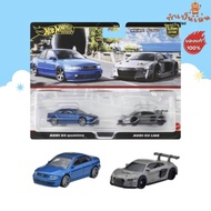 Hot Wheels Premium-Audio R8 & Audi S4 1/64 Scale