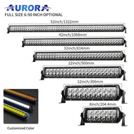 Brand new AURORA IP69K High Waterproof Level Double Row Light bar 30 Inch 90W Offroad Led Light bar