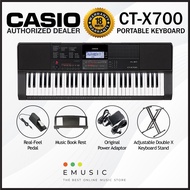 Casio CT-X700 61-key Portable Keyboard with Real Feel Pedal (CTX700 / CTX-700 / CT X700)