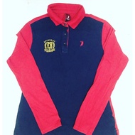 Baju budak perempuan Prelove Polo kids longsleeves red 12 - 14 yrs old
