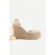 Women's LEFTIES jute wedge Sandal in ecru color