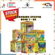 Complete Set Geronimo Stilton Series Book 1 - 80