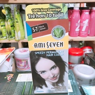 Nhuộm phủ bạc dược thảo Nhanh 7 Phút AMI SEVEN S7 Nâu đậm