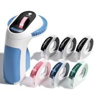 3D Label Printer Embossing Label Tape Manual Labeller Typewriter Portable Manual Label Maker Vintage