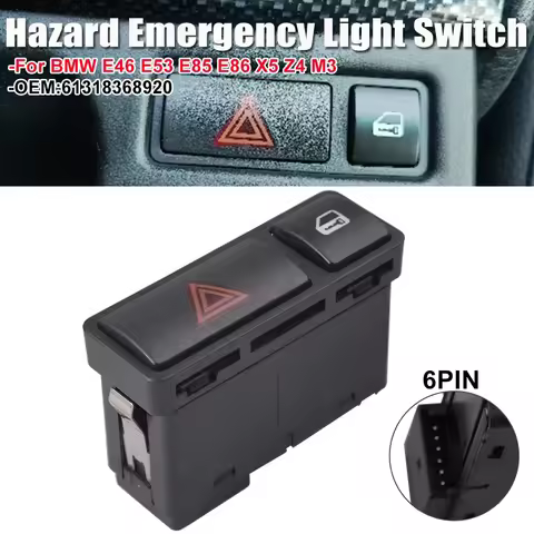 High Performance 61318368920 for BMW E46 E53 E85 E86 X5 Z4 M3 325 3 Series Hazard Emergency Flasher 