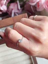 AZ 天然緬甸翡翠戒指 微冰烏雞