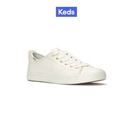 KEDS รองเท้าผ้าใบแบบผูกเชือก รุ่น CRUISE LEATHER สีขาว ( KW-CRUISE-6-270 )
