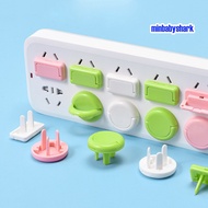Safety Socket Plug With Safety Strap To Prevent Electric Shock For Baby 2-Pin 3-Pin Plug - High Quality
