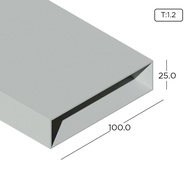 Aluminium Extrusion Rectangle Hollow Frame Profile Box Louvers, Gate, Fence Thickness 1.20mm HB0832 ALUCLASS